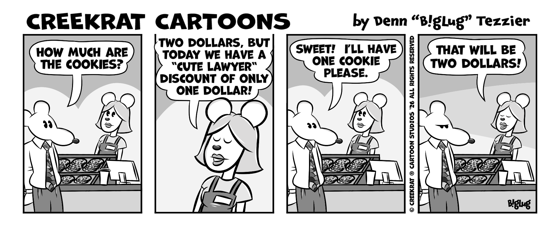 Creek Rat comic strip dated 2026-03-18